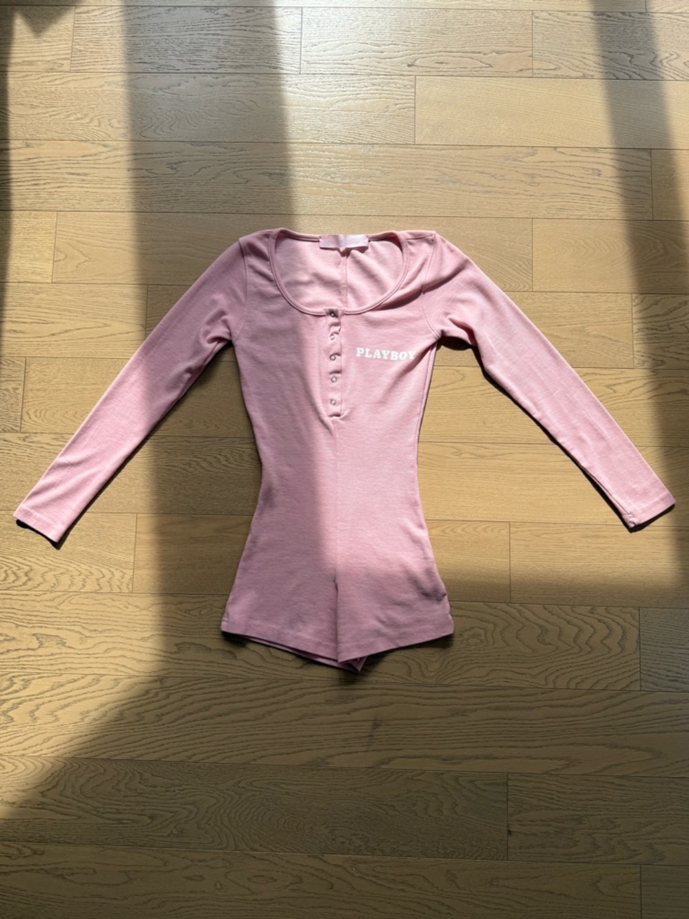 Playboy x Missguided Pink Onesie
